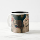 Zwei Nonnen Zweifarbige Tasse (Vorderseite Links)