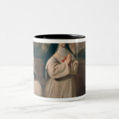 Zwei Nonnen Zweifarbige Tasse (Mittel)