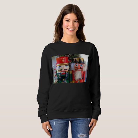 Zwei Nussknacker Sweatshirt (Vorne ganz)