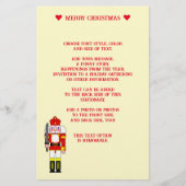 Zwei Nutcracker Soldiers Weihnachten Briefpapier (Vorderseite)