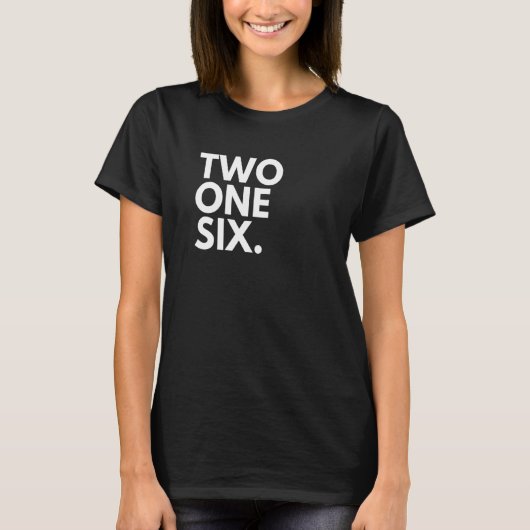 ZWEI ONE SIX Area Code 216 Cleveland OH Ohio USA T-Shirt (Vorderseite)