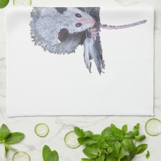 "Zwei Opossum-" Tuch (Gefaltet)