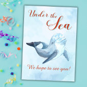 Zwei Orang-Meerjungfrauen 2. Geburtstag Einladung