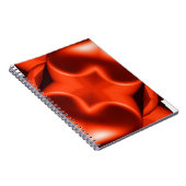 Zwei orange Herzen Notizblock (Rechte Seite)
