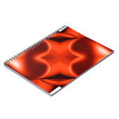 Zwei orange Herzen Notizblock (Linke Seite)