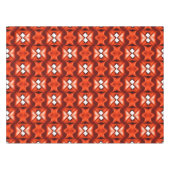 Zwei orange Herzen Tischdecke (Vorderseite (Horizontal))