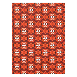 Zwei orange Herzen Tischdecke