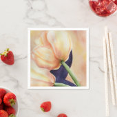 ZWEI ORANGE TULIPS PAPIER NAPKINS SERVIETTE (Beispiel)