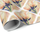 ZWEI ORANGE TULIPS WRAPPPAPIER GESCHENKPAPIER (Rolleneckpunkt)