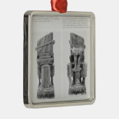 Zwei Organe Silbernes Ornament (Rechts)