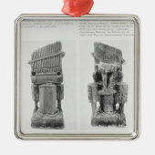 Zwei Organe Silbernes Ornament (Vorne)