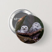 Zwei Owls Button (Vorne & Hinten)