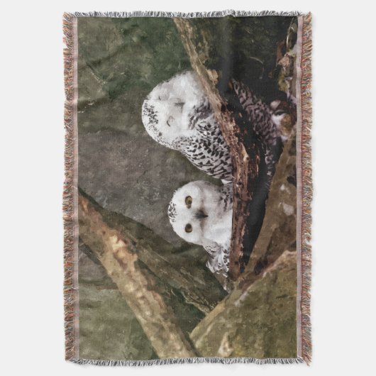 Zwei Owls Decke (Vorderseite Vertikal)