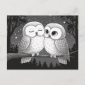 Zwei Owls Postkarte (Vorderseite)
