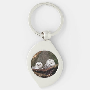 Zwei Owls Schlüsselanhänger