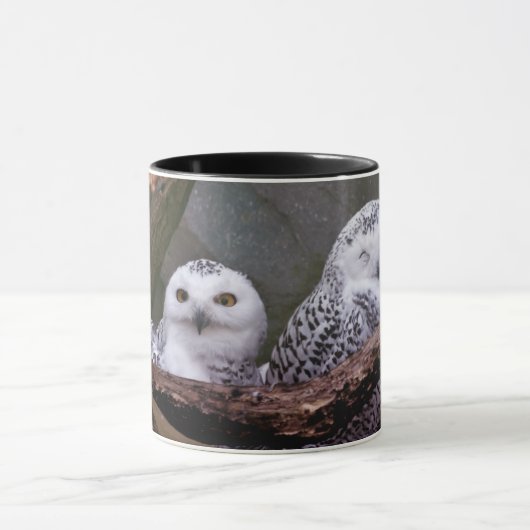 Zwei Owls Tasse (Zentrum)