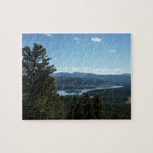 Zwei Ozeansee im Grand Teton Nationalpark Puzzle (Horizontal)