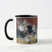 Zwei Paar Sweet Kittens von Henriette Ronner-Knip Tasse (Links)