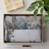 Zwei Paint Horses Decoupage  Seidenpapier (Geschenk)