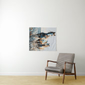 Zwei Paint Horses Wandteppich (Beispiel (Horizontal))