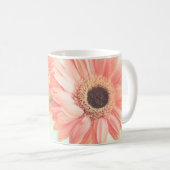 Zwei palepinfarbene Blume Kaffeetasse (VorderseiteRechts)