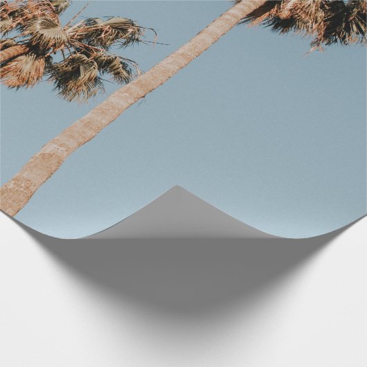 Zwei Palmen Geschenkpapier (Ecke)