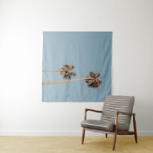 Zwei Palmen Wandteppich (Beispiel (Horizontal))