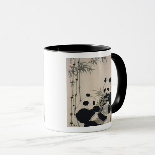 Zwei Pandas Tasse (VorderseiteRechts)