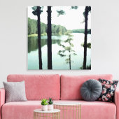 Zwei Panel Lakeview Leinwanddruck (Insitu (Wohnzimmer))