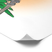 Zwei Papageien Alles Gute zum Muttertag Poster (Ecke)