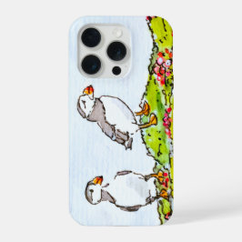 Zwei Papageientaucher iPhone 15 Pro Hülle