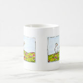 Zwei Papageientaucher Kaffeetasse (Mittel)