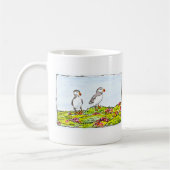 Zwei Papageientaucher Kaffeetasse (Links)