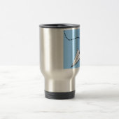 Zwei Papierflugzeuge Reisebecher (Mittel)