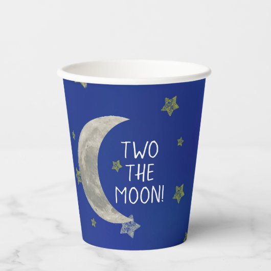 Zwei Papiertassen zum zweiten Mal Pappbecher (Vorderseite)