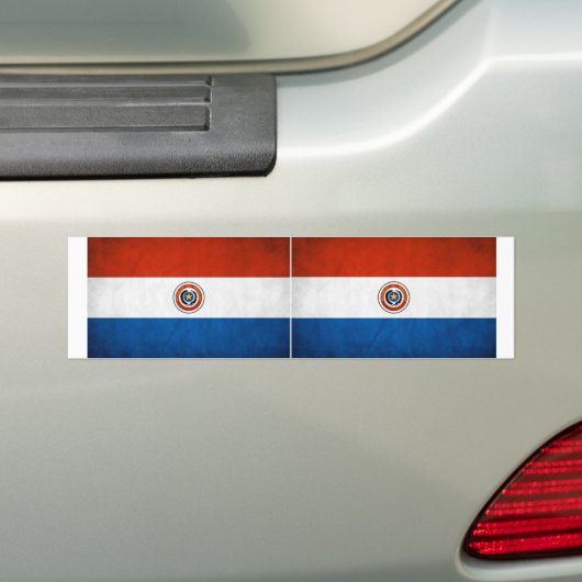 ZWEI Paraguay-Flagge Autoaufkleber (Auf Auto)