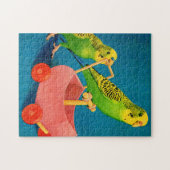 zwei Parakeets Puzzle (Horizontal)