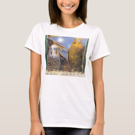ZWEI PARAKEETS-SHIRT T-Shirt (Vorderseite)