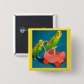 zwei Parakets Button (Vorne & Hinten)