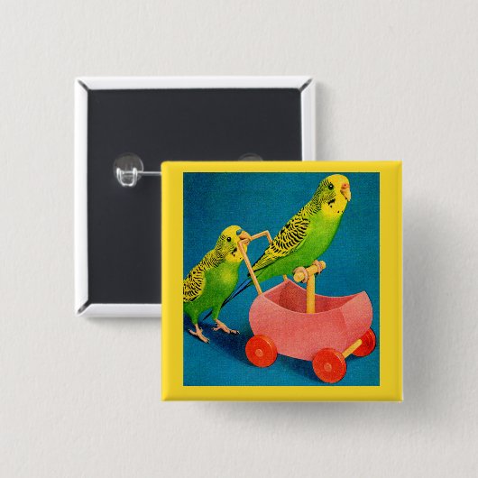 zwei Parakets Button (Vorne & Hinten)