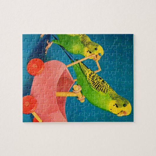 zwei Parakets Puzzle (Horizontal)