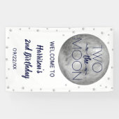 Zwei Party zum 2. Geburtstag Banner (Horizontal)