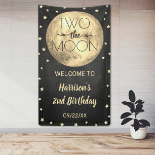 Zwei Party zum 2. Geburtstag Banner