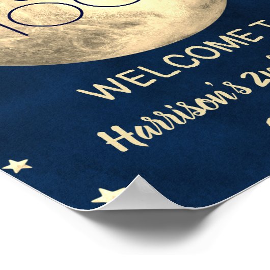 Zwei Party zum 2. Geburtstag Poster (Ecke)