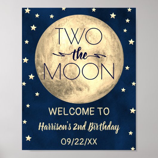 Zwei Party zum 2. Geburtstag Poster (Vorne)