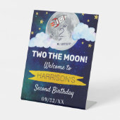 Zwei Party zum 2. Geburtstag Sockelschild (Vorderseite)