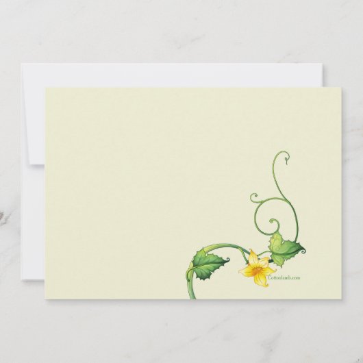 Zwei Pea Pods Kinderdusche Einladung (Rückseite)