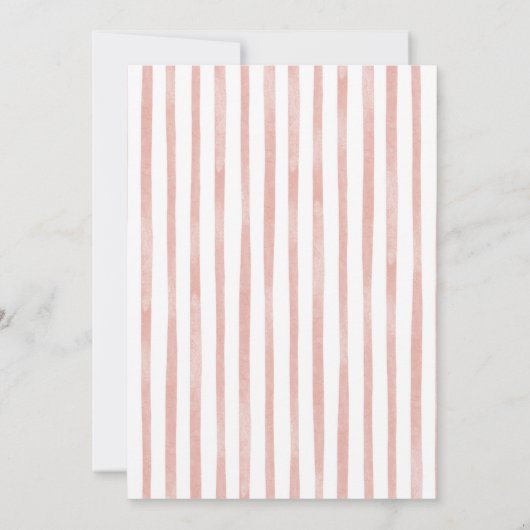 Zwei Peach Summer Peach Thema Girl zweiten Geburts Einladung (Rückseite)