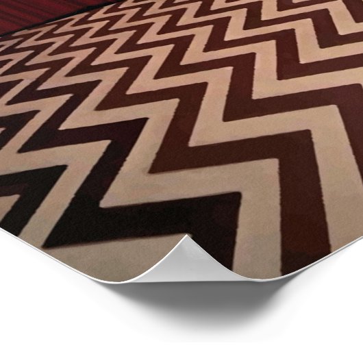 ZWEI PEAKS PATTERN POSTER (Ecke)