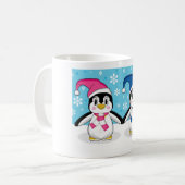 Zwei Penguins-Kaffee-Tasse Kaffeetasse (Vorderseite Links)